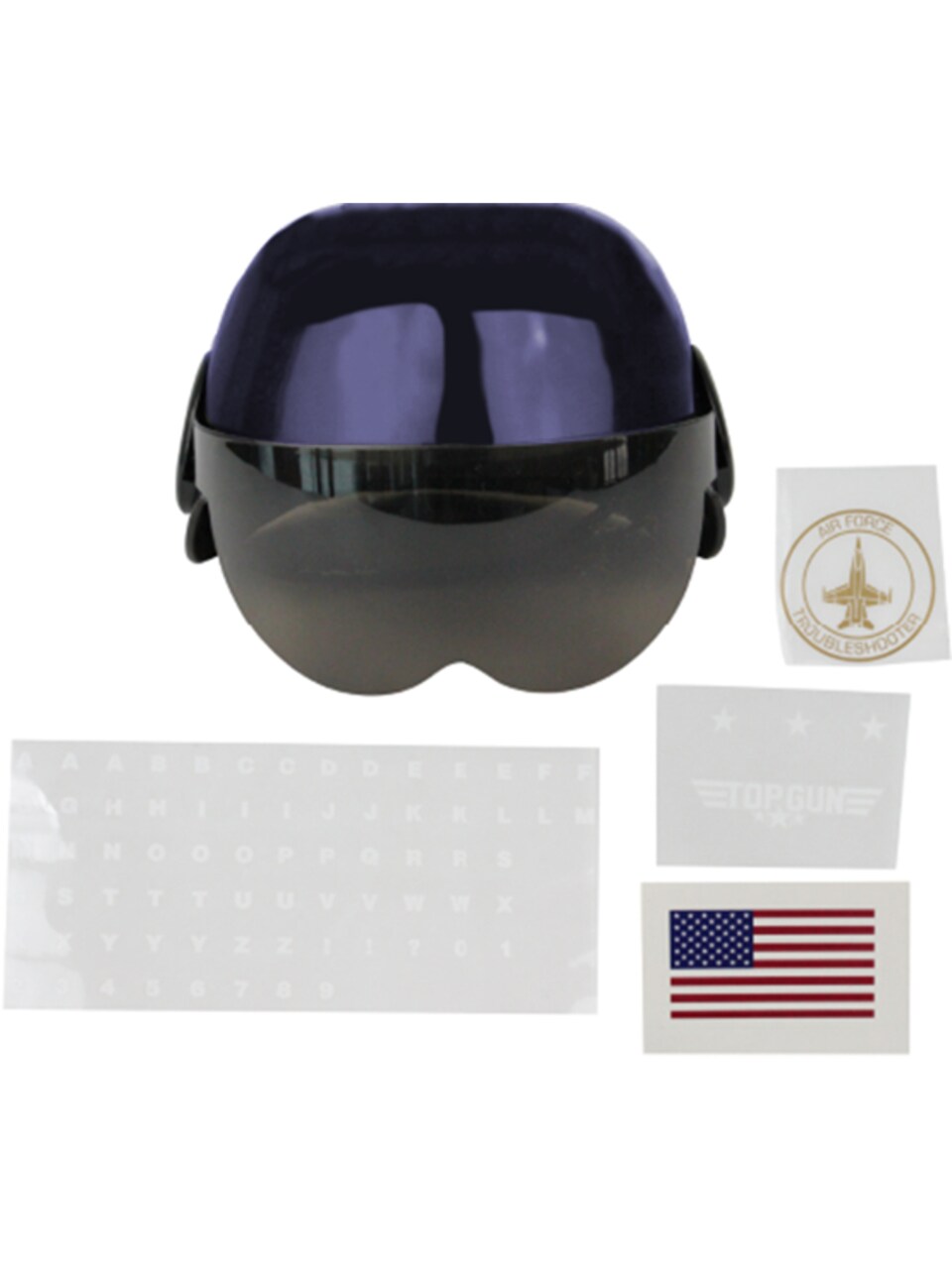 Child's Basic Navy Blue Jet Fighter Pilot Helmet Costume Accessory